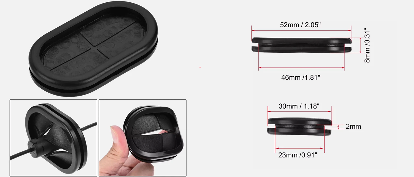 CR rubber slot grommet CR rubber slot grommet